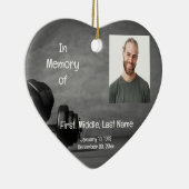 メモリアル招待状ジムフィットネストレーナーウェイト セラミックオーナメント (右)