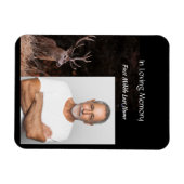 メモリアル招待状スタグディアアウトドアスマン マグネット (横)