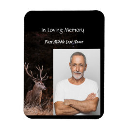 メモリアル招待状スタグディアアウトドアスマン マグネット