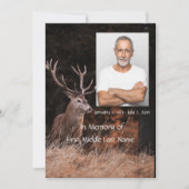 メモリアル招待状スタグディアアウトドアスマン 招待状 (正面)