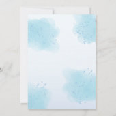 メモリアル招待状テンプレート - エンジェルデザイン 招待状 (裏面)