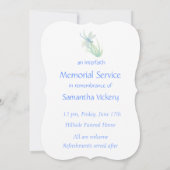 メモリアル招待状トンフライ水彩画 招待状 (裏面)