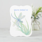 メモリアル招待状トンフライ水彩画 招待状 (スタンド正面)