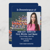 メモリアル招待状ドラゴンボートローワー 招待状 (正面/裏面)