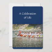 メモリアル招待状ドラゴンボートローワー 招待状 (裏面)