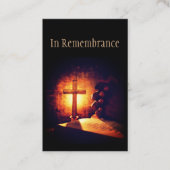 メモリアル招待状バイブル祈ズ・クリスチャン 名刺 (正面)