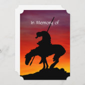 メモリアル招待状ファースト・ネーション先住民 招待状 (正面/裏面)