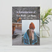 メモリアル招待状ブリッジフォレスト自然ツリー 招待状 (スタンド正面)