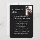 メモリアル招待状ボクサーボクシング 招待状 (裏面)