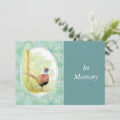 メモリアル招待状リングや輪首キジ 招待状 (スタンド正面)