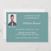 メモリアル招待状リングや輪首キジ 招待状 (裏面)