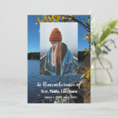 メモリアル招待状レイクツリーズモーニングシーン 招待状 (スタンド正面)