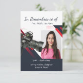 メモリアル招待状写真家 招待状 (スタンド正面)