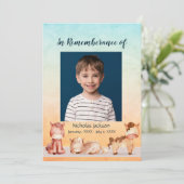 メモリアル招待状子供馬 招待状 (スタンド正面)