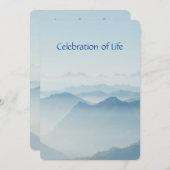 メモリアル招待状平和山 招待状 (正面/裏面)