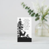 メモリアル招待状男らしスタグディアアート 名刺 (スタンド正面)