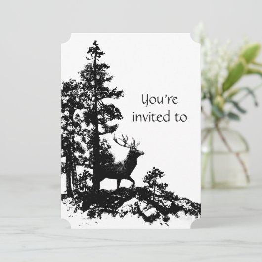 メモリアル招待状男らしスタグディアアート 招待状 (スタンド正面)