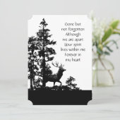 メモリアル招待状男らしスタグディアアート 招待状 (スタンド正面)