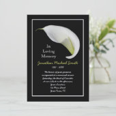 メモリアル招待状発表テンプレート 招待状 (スタンド正面)