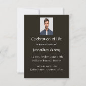 メモリアル招待状自然歩道トレイル 招待状 (裏面)