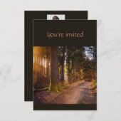 メモリアル招待状自然歩道トレイル 招待状 (正面/裏面)