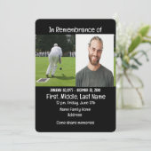 メモリアル招待状芝生ボーリング 招待状 (スタンド正面)