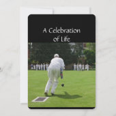 メモリアル招待状芝生ボーリング 招待状 (裏面)