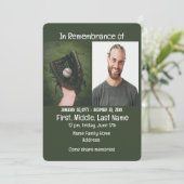 メモリアル招待状野球選手 招待状 (スタンド正面)