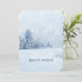 メモリアル招待状雪林冬の木 招待状 (スタンド正面)