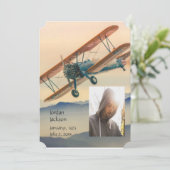 メモリアル招待状雲雷雨スカイ 招待状 (スタンド正面)