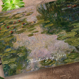 メモリアル死別ウォーターリリー悔やみや弔慰 カード