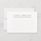 メモリアル水彩ひまわり親切に返信 出欠カード (裏面)