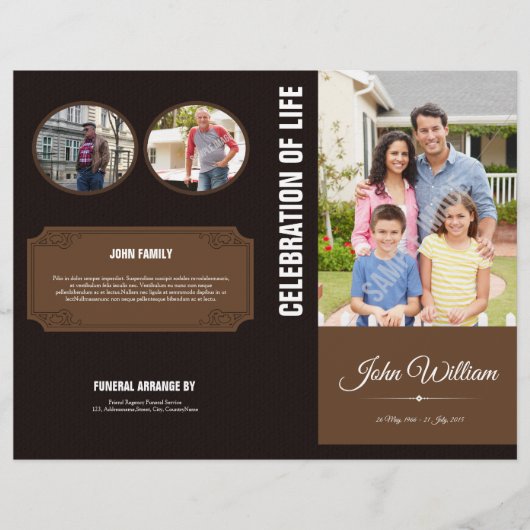 メモリアル番組テンプレート (正面)