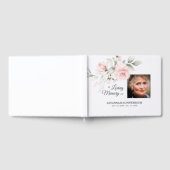 メモリアル登録葬式フローラピンクローズ ゲストブック (全面)