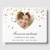 メモリアル白金ゴールドハート写真 ゲストブック (正面)