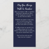 メモリアル祈りの言葉カードアメリカ国旗退役軍人葬儀 シーズンカード (裏面)