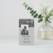 メモリアル祈りの言葉カードドラゴンフライ 名刺 (スタンド正面)