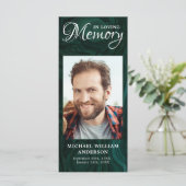 メモリアル祈りの言葉カードフォトエメラルドグリーン葬儀 (スタンド正面)