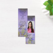 メモリアル祈りの言葉カード葬儀自然ブックマーク (デスク)