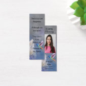 メモリアル祈りの言葉カード葬儀自然ブックマーク (デスク)