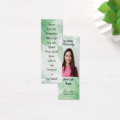 メモリアル祈りの言葉カード葬儀自然ブックマーク (デスク)