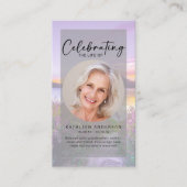 メモリアル祈りの言葉カード |ラベンダー コーリングカード (正面)