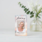 メモリアル祈りの言葉カード |日の入り海 コーリングカード (スタンド正面)