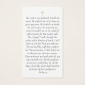 メモリアル祈りの言葉カード | Bohoフレーム (裏面)