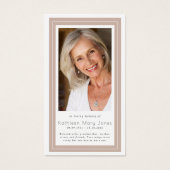 メモリアル祈りの言葉カード | Bohoフレーム (正面)