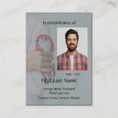 メモリアル祈りの言葉ドクターナースメディカル 名刺 (裏面)