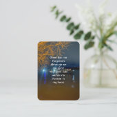 メモリアル祈りの言葉ドーンモーニングレイクビーチ波止場 名刺 (スタンド正面)