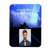 メモリアル祈りの言葉バイクバイクもしくは自転車に乗る人 マグネット (縦)