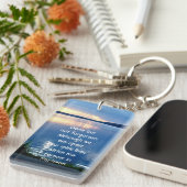 メモリアル祈りの言葉レイクサンライズ自然 キーホルダー (正面右)