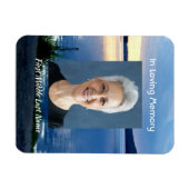 メモリアル祈りの言葉レイクサンライズ自然 マグネット (横)